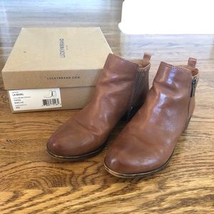 Lucky Brand Basel Bootie Size 8